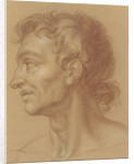 Study of a mans head by Isaac Walraven