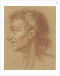 Study of a mans head by Isaac Walraven