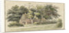 Farm between trees by Cornelis Bernardus Buijs