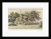 Farm between trees by Cornelis Bernardus Buijs