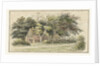 Farm between trees by Cornelis Bernardus Buijs