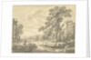 Italian landscape with ruins by Johann Heinrich Müntz