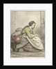 Seated Woman with a copper kettle by Abraham van Strij I