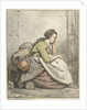 Seated Woman with a copper kettle by Abraham van Strij I
