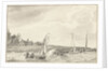 Boats at a dike by Tako Hajo Jelgersma