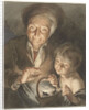 Old woman with child and fire test by Peter Paul Rubens