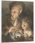 Old woman with child and fire test by Peter Paul Rubens