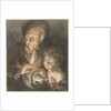 Old woman with child and fire test by Peter Paul Rubens