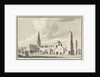 The ruins of the abbey of Rijnsburg The Netherlands by Gerrit Toorenburgh