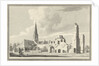 The ruins of the abbey of Rijnsburg The Netherlands by Gerrit Toorenburgh