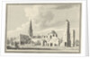 The ruins of the abbey of Rijnsburg The Netherlands by Gerrit Toorenburgh