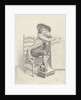Boy sitting on a chair by Taco Scheltema I