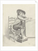 Boy sitting on a chair by Taco Scheltema I