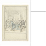 Interior of a mayors room by Dionys van Nijmegen