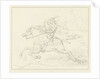 Knight with a woman on horseback by Louis Moritz