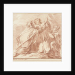 Aaron and Hur struts Moses' hands during the struggle of the people of Israel against the Amalekites Biblical scene by Anonymous