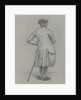 Standing man seen from the back by Jordanus Hoorn