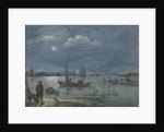 Fishermen by Moonlight by Hendrick Avercamp