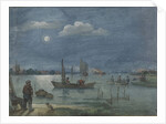 Fishermen by Moonlight by Hendrick Avercamp