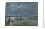 Fishermen by Moonlight by Hendrick Avercamp