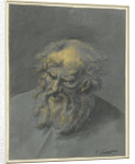 Head of an Old Man with beard (an apostle or philosopher) by Cornelis Troost