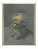 Head of an Old Man with beard (an apostle or philosopher) by Cornelis Troost