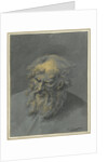 Head of an Old Man with beard (an apostle or philosopher) by Cornelis Troost