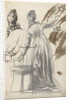 Studies of a standing woman by Simon Andreas Krausz