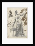 Studies of a standing woman by Simon Andreas Krausz