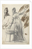 Studies of a standing woman by Simon Andreas Krausz