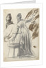 Studies of a standing woman by Simon Andreas Krausz