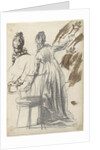 Studies of a standing woman by Simon Andreas Krausz