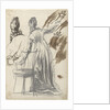 Studies of a standing woman by Simon Andreas Krausz