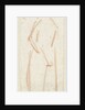Sketch of a standing figure by Simon Andreas Krausz