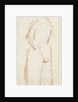 Sketch of a standing figure by Simon Andreas Krausz