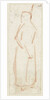 Sketch of a standing figure by Simon Andreas Krausz