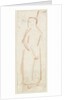 Sketch of a standing figure by Simon Andreas Krausz