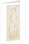 Sketch of a standing figure by Simon Andreas Krausz