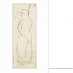 Sketch of a standing figure by Simon Andreas Krausz