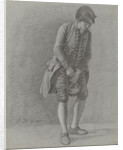 Young man pulls the cork from a bottle by Jordanus Hoorn