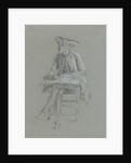 Study of draftsman by Anonymous