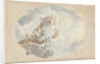 Design for a ceiling painting with putti by Elias van Nijmegen