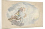 Design for a ceiling painting with putti by Elias van Nijmegen