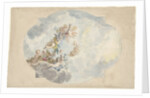 Design for a ceiling painting with putti by Elias van Nijmegen