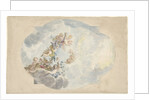 Design for a ceiling painting with putti by Elias van Nijmegen