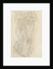Standing man with a basket on his back by Matthijs Maris