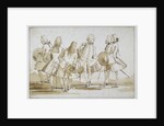 Venetian slipper parade by Giovanni Battista Tiepolo