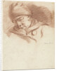 Sleeping man with hat (self portrait?) by Willem van Leen