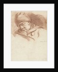 Sleeping man with hat (self portrait?) by Willem van Leen