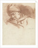 Sleeping man with hat (self portrait?) by Willem van Leen
